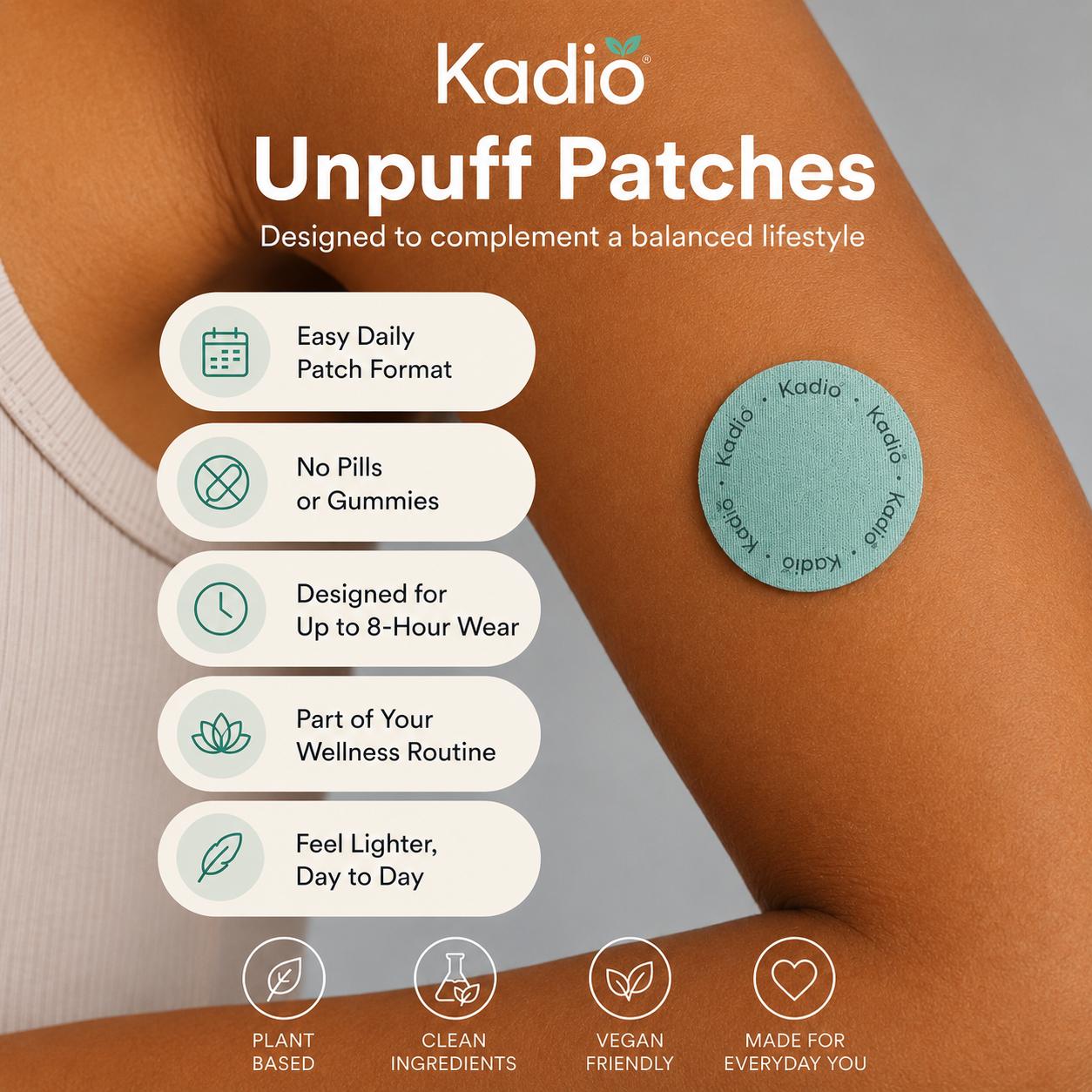 Kadio™ Unpuff Patches