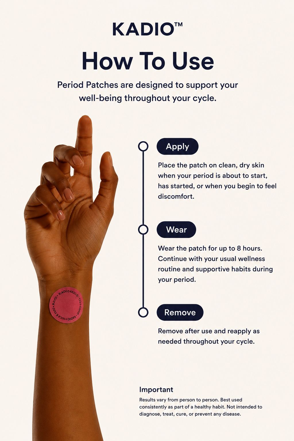 Kadio™ Period Comfort Patches